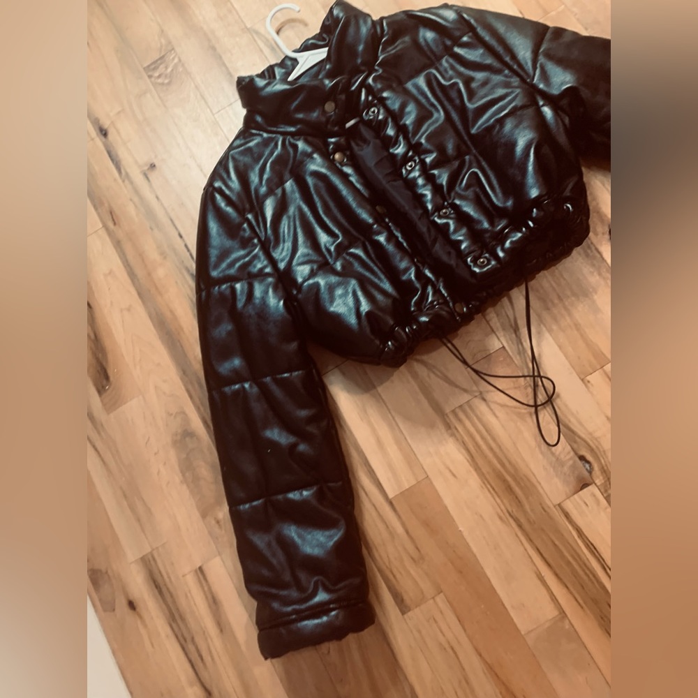 Lily’s Kloset Leather Cropped Jacket